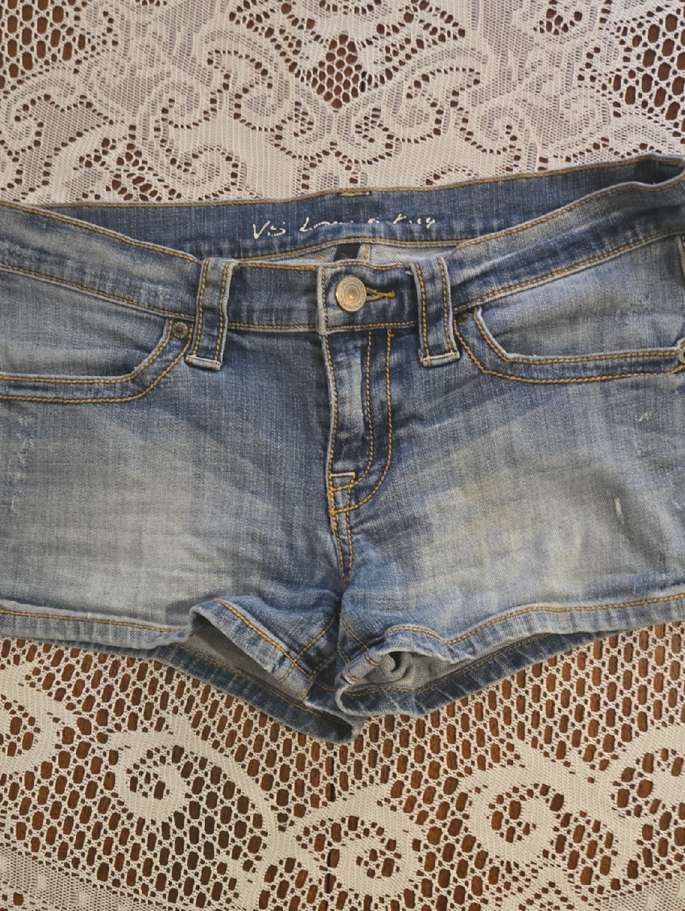 Light Wash Denim Shorts